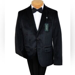 Ralph Lauren black polka dot sport coat